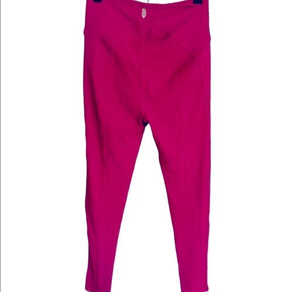 NEW Free People Movement Pink Texture Side Pockets High Rise Leggings.Size M - Picture 7 of 15